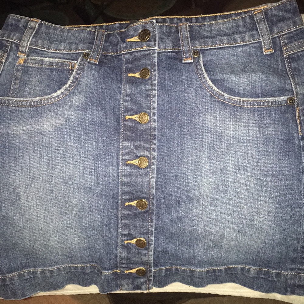 INC Denim miniskirt